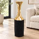 black-gold-flared-neck-floor-vase-living-room.webp