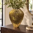 hammered-gold-metal-vase-entrance-console.webp