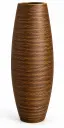 Brown Textured Decorative Floor Vase