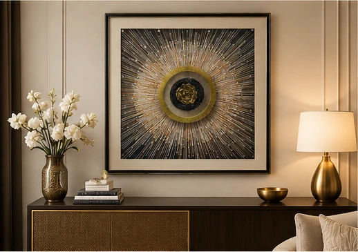 Bronze Halo Decorative Wall Art